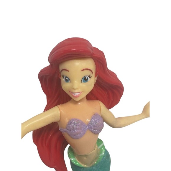 Little Mermaid Ariel Disney on Ice Figure Posable Plastic Glitter 8" - Picture 9 of 15